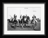 Edwards Freake and others Polo Framed Print