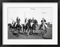 Edwards Freake and others Polo Framed Print