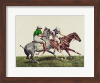 Polo - two horses Fine Art Print