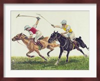Polo action Fine Art Print