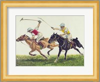 Polo action Fine Art Print