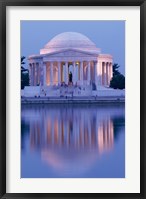 Jefferson Memorial Reflection At Dusk, Washington, D.C., USA Fine Art Print