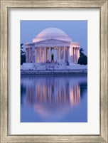 Jefferson Memorial Reflection At Dusk, Washington, D.C., USA Fine Art Print