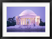 Jefferson Memorial at dusk, Washington, D.C., USA Fine Art Print