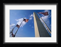 Low angle view of the Washington Monument, Washington, D.C., USA Fine Art Print