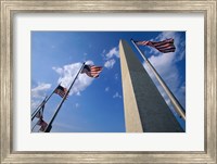 Low angle view of the Washington Monument, Washington, D.C., USA Fine Art Print