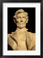 Close-up of the Lincoln Memorial, Washington, D.C., USA Framed Print