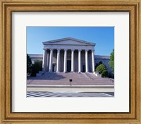 Facade of the National Gallery of Art Front Steps, Washington, D.C., USA Fine Art Print