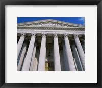 Low angle view of the U.S. Supreme Court, Washington, D.C., USA Fine Art Print
