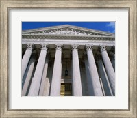 Low angle view of the U.S. Supreme Court, Washington, D.C., USA Fine Art Print