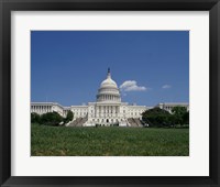Facade of the Capitol Building, Washington, D.C. Framed Print