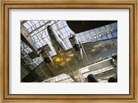 Low angle view of an aircraft displayed in a museum, National Air and Space Museum, Washington DC, USA Fine Art Print