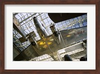 Low angle view of an aircraft displayed in a museum, National Air and Space Museum, Washington DC, USA Fine Art Print
