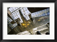 Low angle view of an aircraft displayed in a museum, National Air and Space Museum, Washington DC, USA Fine Art Print