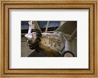 Close-up of an aircraft displayed in a museum, Spirit of St. Louis, National Air and Space Museum, Washington DC, USA Fine Art Print