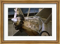 Close-up of an aircraft displayed in a museum, Spirit of St. Louis, National Air and Space Museum, Washington DC, USA Fine Art Print