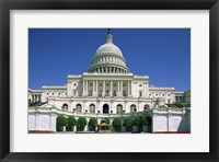 Low angle view of a government building, Capitol Building, Washington DC, USA Fine Art Print