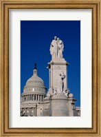 Monument in front of a government building, Peace Monument, State Capitol Building, Washington DC, USA Fine Art Print