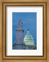 Peace Monument Capitol Building Washington, D.C. USA Fine Art Print