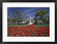 Monument in front of a government building, First Division Monument, Eisenhower Executive Office Building, Washington DC, USA Fine Art Print