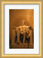 USA, Washington DC, Lincoln Memorial Fine Art Print