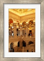 USA, Washington DC, Library of Congress interior Fine Art Print