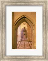 Arched doorways at the National Cathedral, Washington D.C., USA Fine Art Print