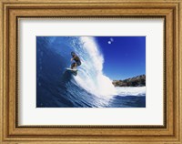 Surfing - Action shot Fine Art Print