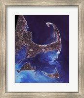 Cape Cod - from space Fine Art Print