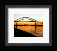 The Bourne Bridge over the Cape Cod Canal Framed Print