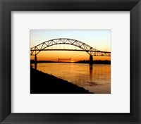 The Bourne Bridge over the Cape Cod Canal Framed Print