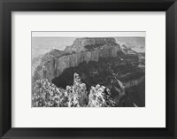 Close-in view of curved cliff, Grand Canyon National Park, Arizona Fine Art Print