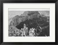 Close-in view of curved cliff, Grand Canyon National Park, Arizona Fine Art Print