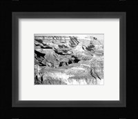 Grand Canyon National Park canyon with ravine winding Framed Print