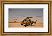 Afghan Air Corps Mi-35 at Kandahar Airfield, 2009 Fine Art Print