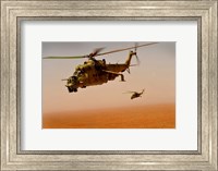 Afghan Air Corps Mi-35 helicopters Fine Art Print