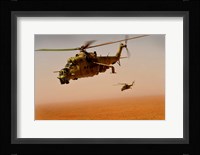 Afghan Air Corps Mi-35 helicopters Fine Art Print