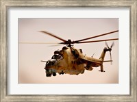 Afghan Air Corps Mi-35 on Kandahar, 2009 Fine Art Print