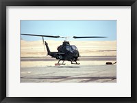 AH-1 Cobra helicopter Framed Print