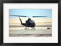 AH-1 Cobra helicopter Framed Print