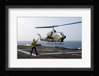 AH-1T Sea Cobra helicopter Fine Art Print