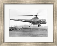 Alaska, 17 May 1947, 10th Rescue Squadron helicopter Fine Art Print