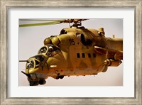 Mi-35 Hind helicopter Fine Art Print