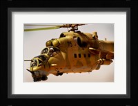 Mi-35 Hind helicopter Fine Art Print