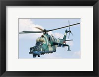 Nigerian Mil Mi-35P Fine Art Print