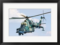 Nigerian Mil Mi-35P Framed Print