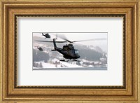 Norwegian military Bell 412SP helicopters Fine Art Print
