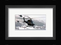 Norwegian military Bell 412SP helicopters Fine Art Print