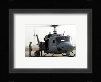 US Marine Corps UH-1N Huey helicopter Fine Art Print