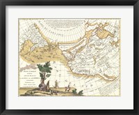 1776 Zatta Map of California and the Western Parts of North America Fine Art Print
